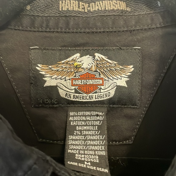 Harley Davidson short sleeve button down - Picture 2 of 7